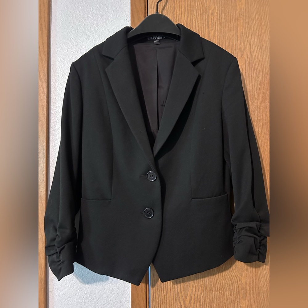 Express Skirt Suit (3/4 blazer and pencil skirt)